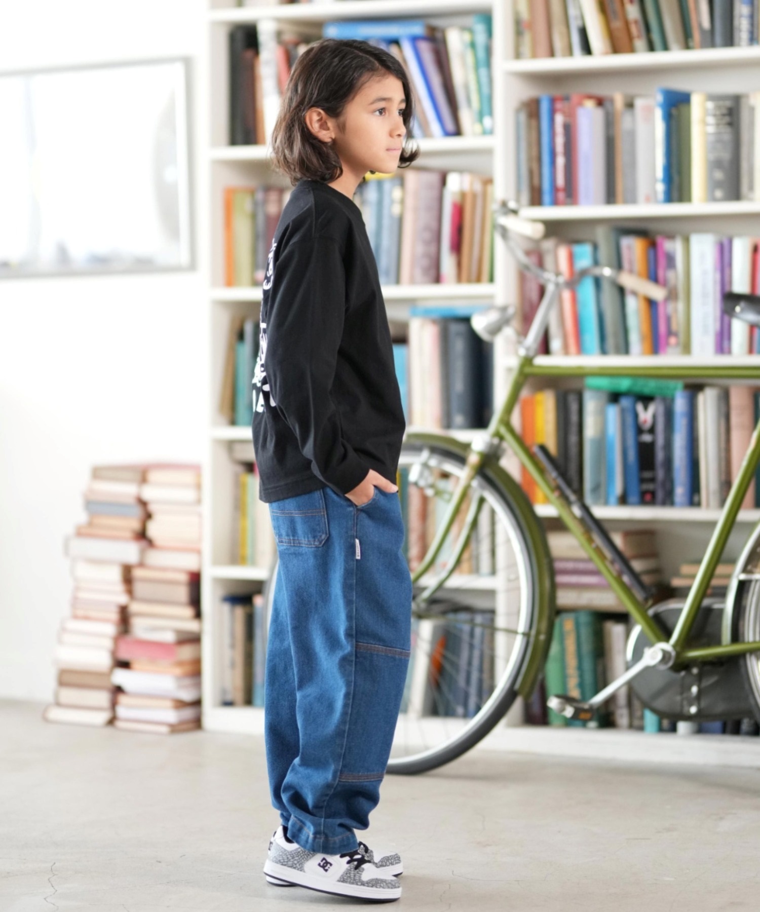 ELEMENT エレメント 長袖 Tシャツ キッズ ジュニア ロンT TIMBER 3 LS YOUTH BF026-060(FBK-130cm)