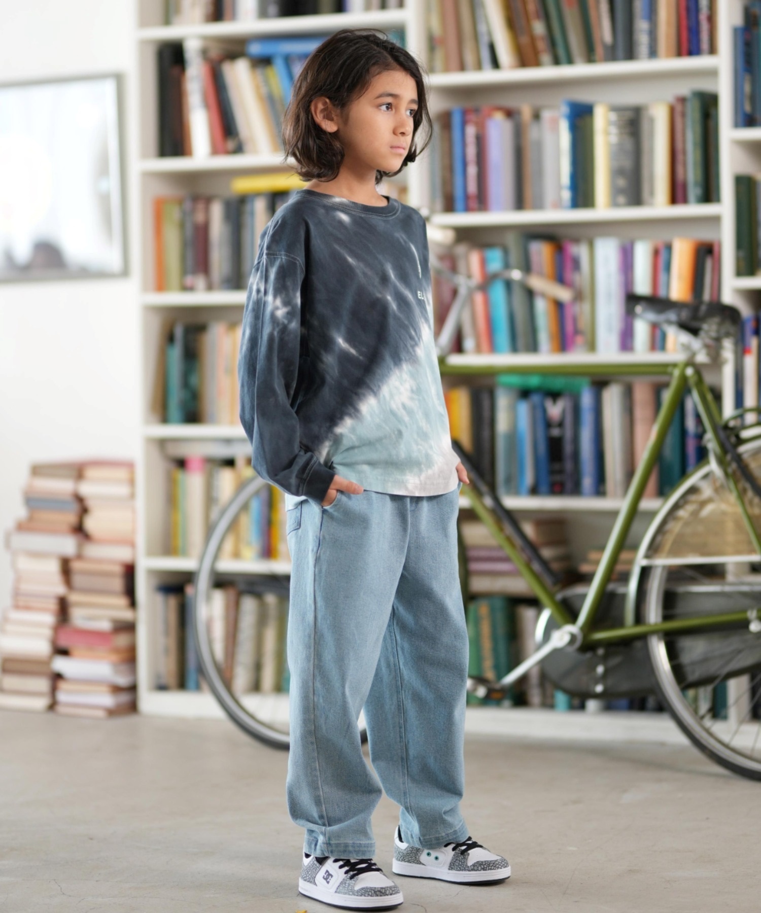 ELEMENT エレメント 長袖 Tシャツ キッズ ジュニア ロンT TIMBER 3 LS YOUTH BF026-060(FBK-130cm)