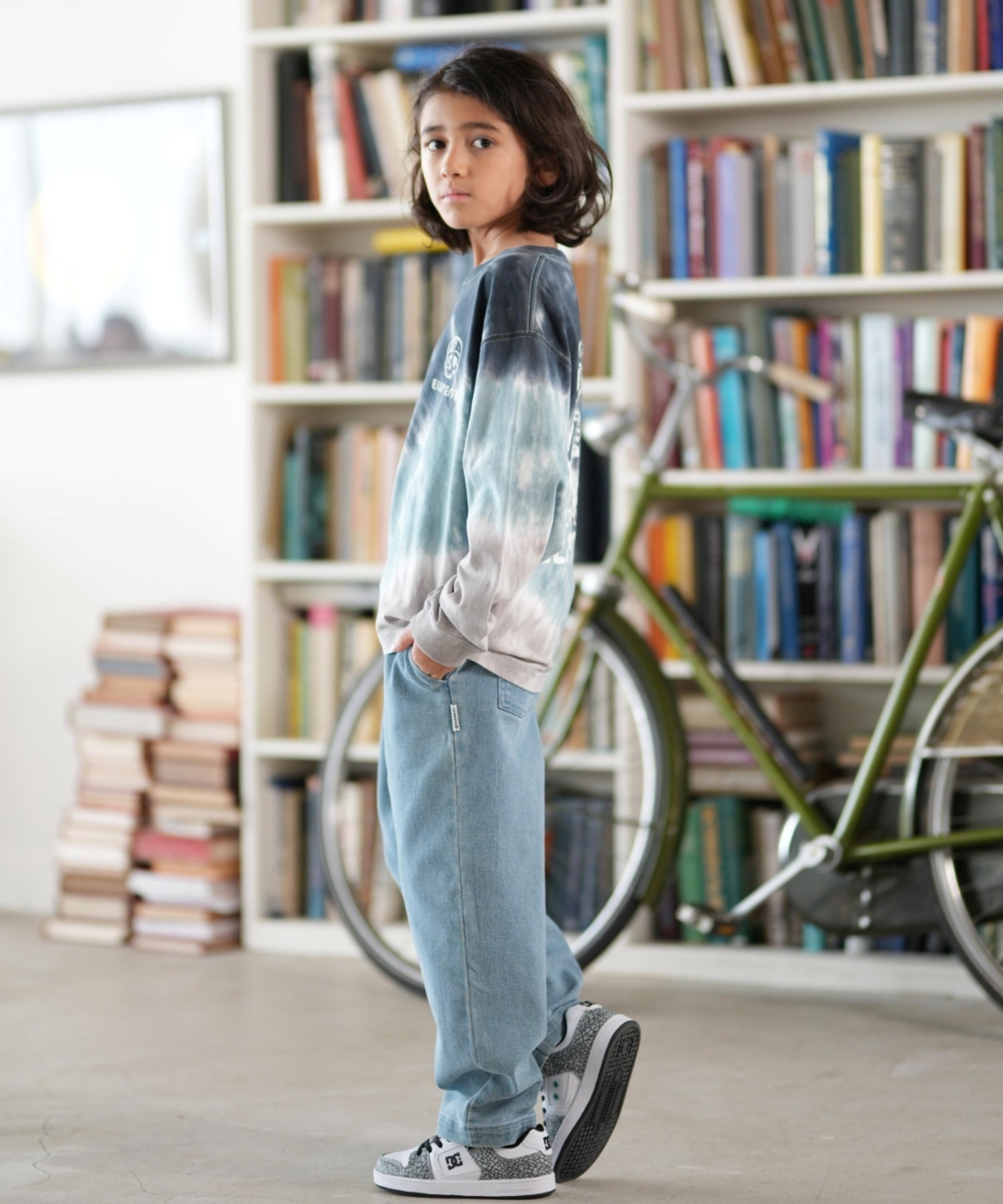 ELEMENT エレメント 長袖 Tシャツ キッズ ジュニア ロンT TIMBER 3 LS