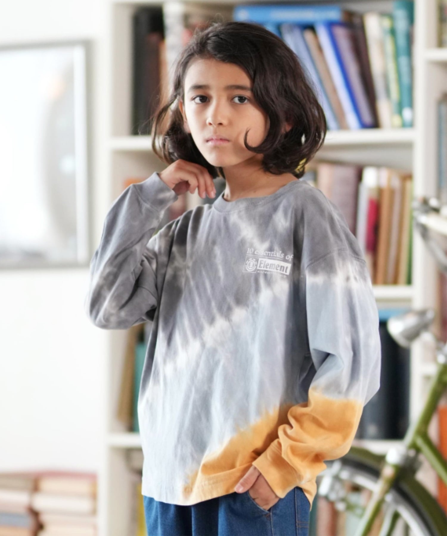 ELEMENT エレメント 長袖 Tシャツ キッズ ジュニア ロンT ESSENTIAL LS