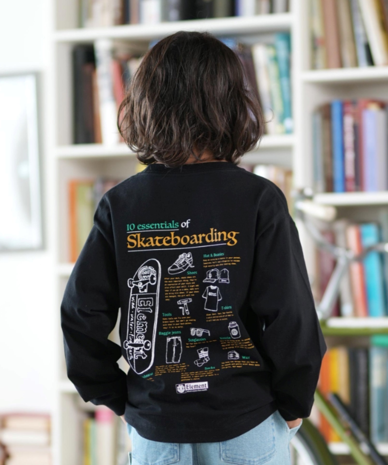 ELEMENT エレメント 長袖 Tシャツ キッズ ジュニア ロンT ESSENTIAL LS