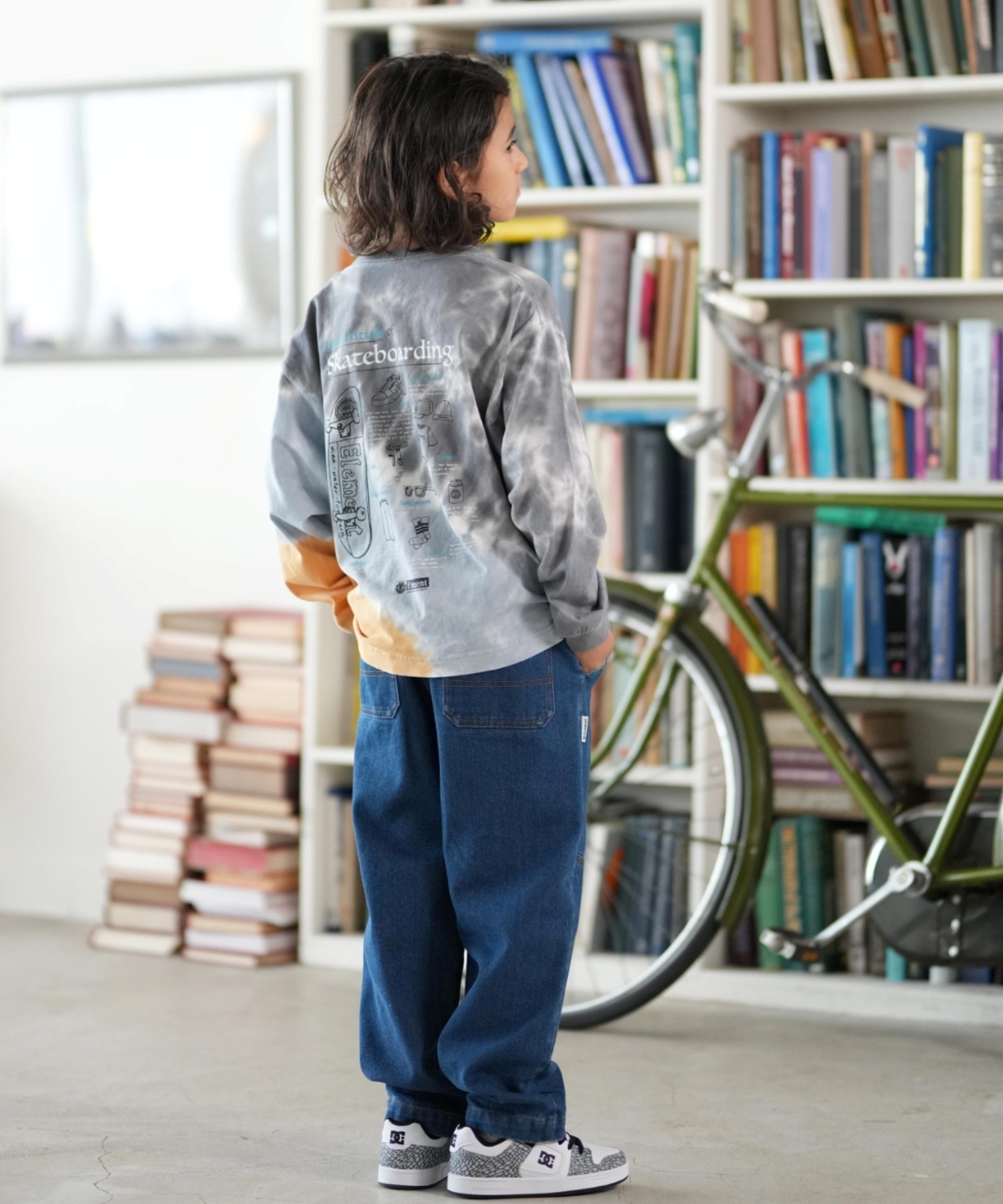 ELEMENT エレメント 長袖 Tシャツ キッズ ジュニア ロンT ESSENTIAL LS