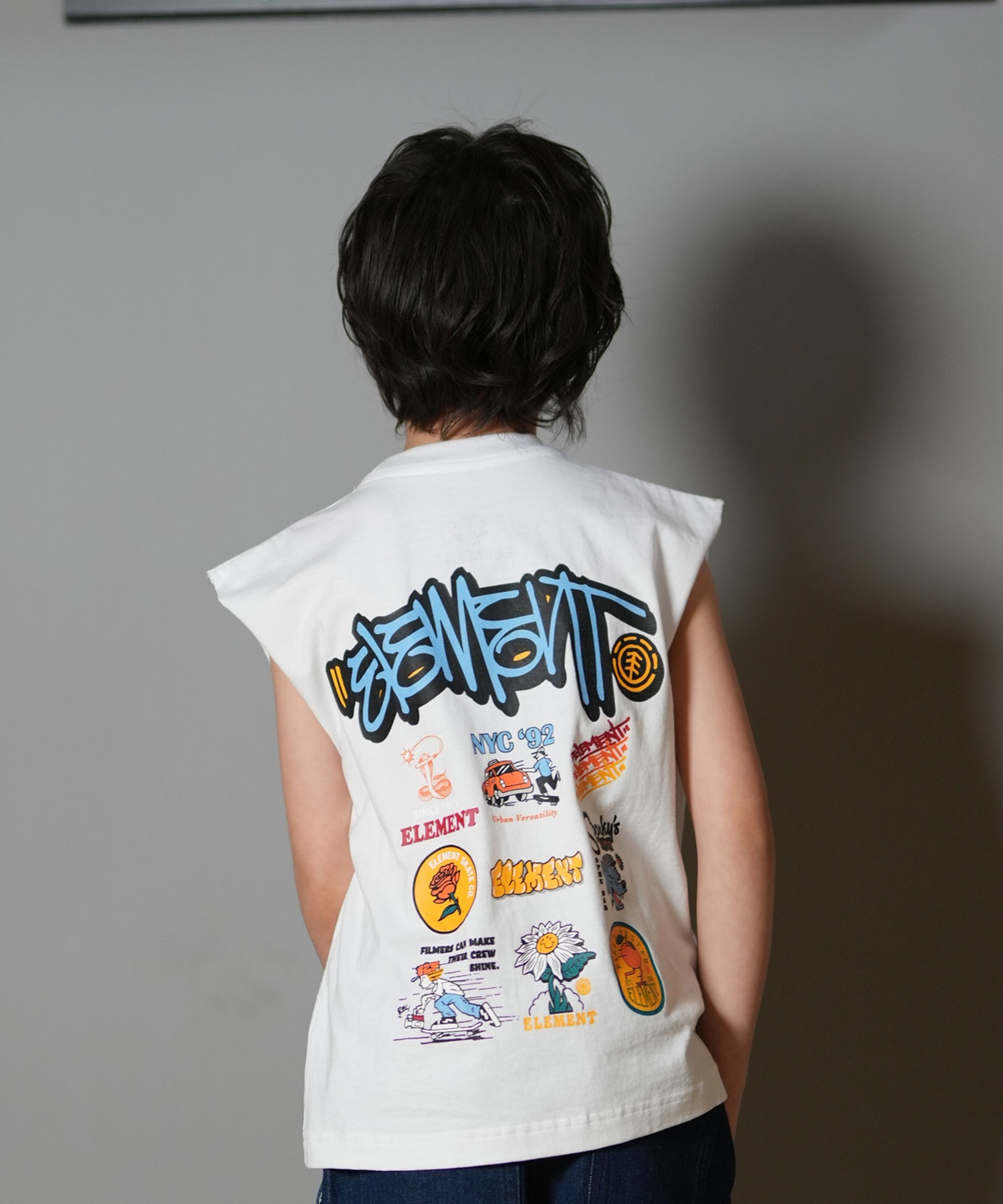 ELEMENT エレメント タンクトップ キッズ ジュニア 子供 ノースリーブ 