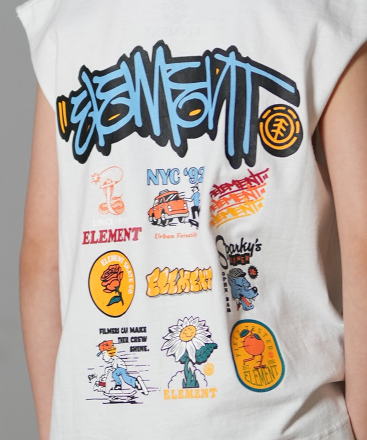 ELEMENT エレメント タンクトップ キッズ ジュニア 子供 ノースリーブ 