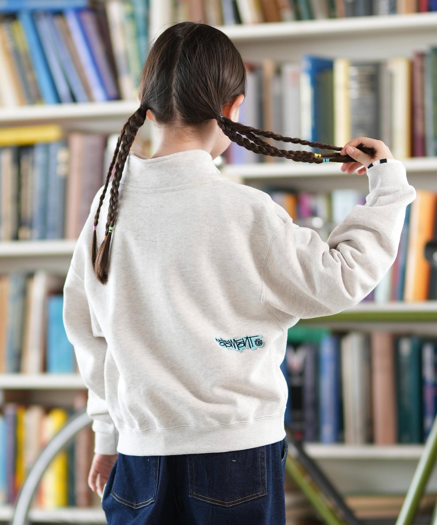 ELEMENT エレメント トレーナー スウェット キッズ ジュニア TAG HALF