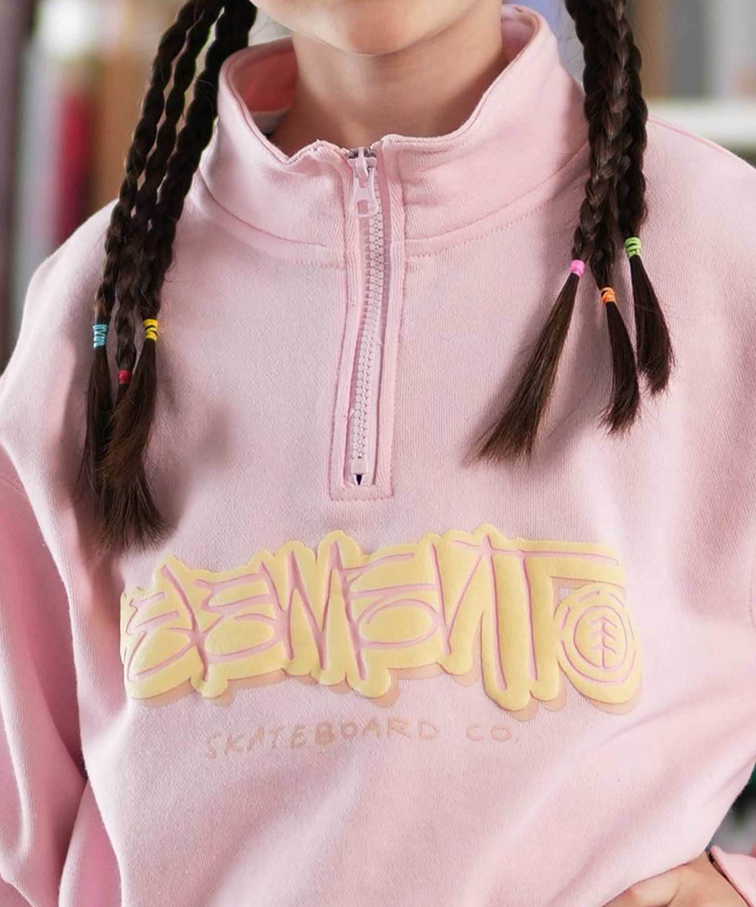 ELEMENT エレメント トレーナー スウェット キッズ ジュニア TAG HALF