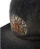 ELEMENT エレメント キャップ フリーサイズ 帽子 フラットバイザー EMBLEM CAP BF021-910(FBK-FREE)