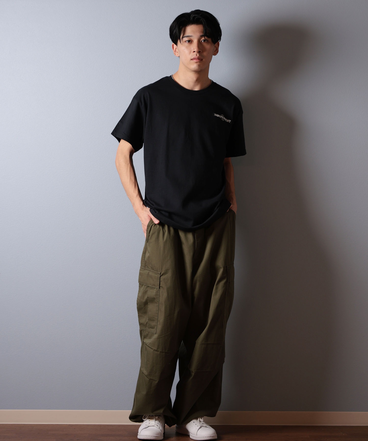 INDEPENDENT インディペンデント 半袖 Tシャツ メンズ バックプリント