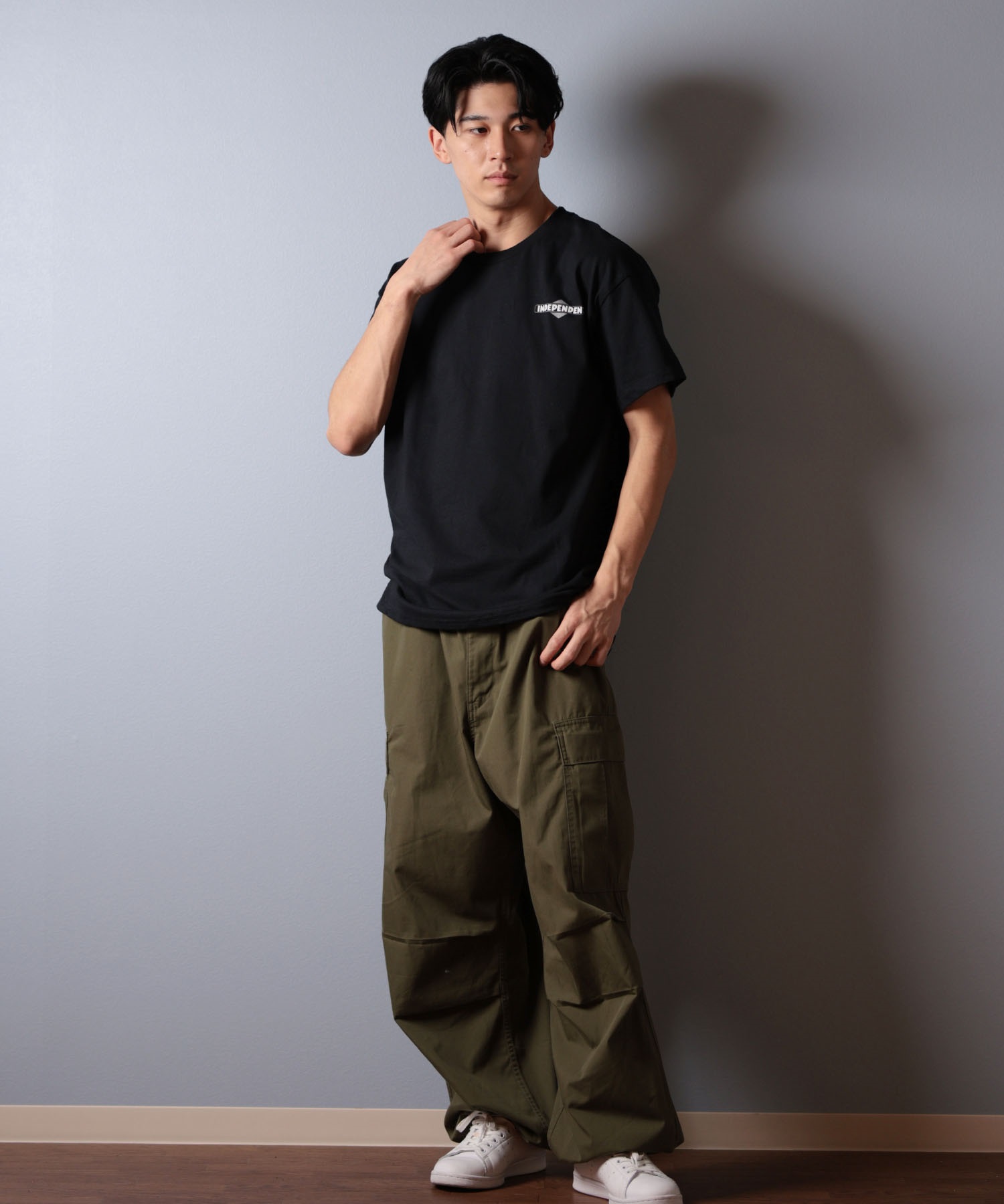 INDEPENDENT インディペンデント 半袖 Tシャツ メンズ バックプリント