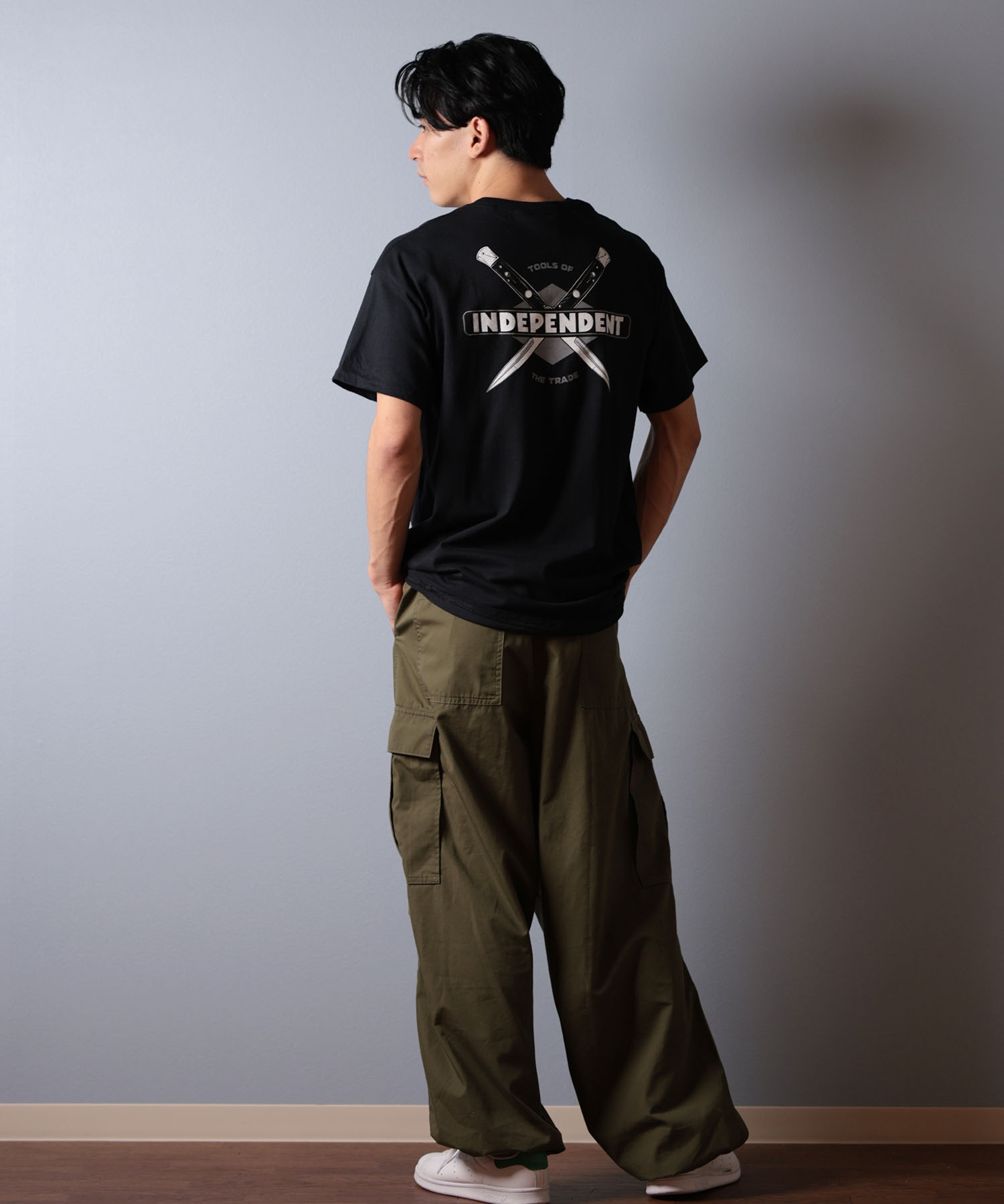 INDEPENDENT インディペンデント 半袖 Tシャツ メンズ バックプリント