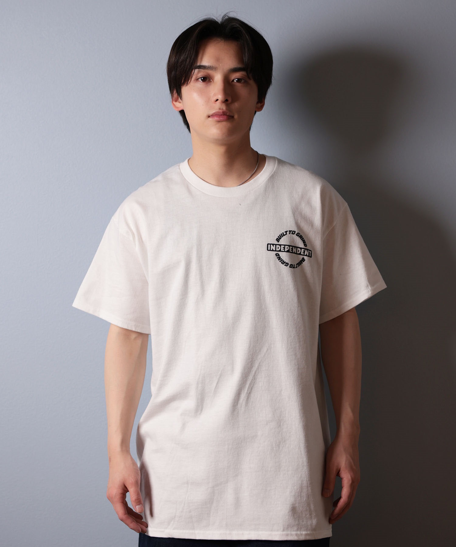 INDEPENDENT インディペンデント 半袖 Tシャツ メンズ バックプリント