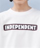 INDEPENDENT インディペンデント 半袖 Tシャツ キッズ ジュニア INDY BAR LOGO S S T 25S701-42(BK-130cm)