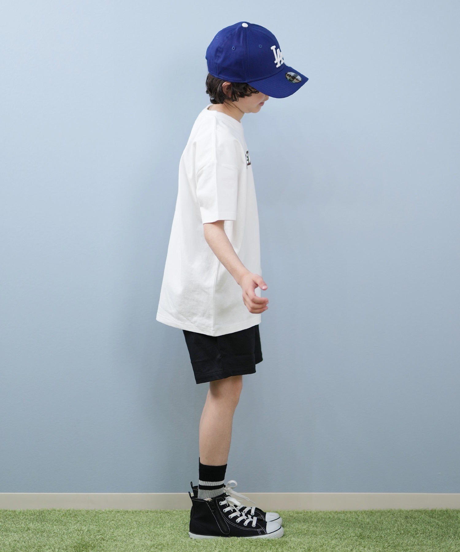 INDEPENDENT インディペンデント 半袖 Tシャツ キッズ ジュニア INDY BAR LOGO S S T 25S701-42(BK-130cm)