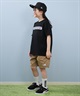 INDEPENDENT インディペンデント 半袖 Tシャツ キッズ ジュニア INDY BAR LOGO S S T 25S701-42(BK-130cm)