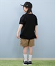 INDEPENDENT インディペンデント 半袖 Tシャツ キッズ ジュニア INDY BAR LOGO S S T 25S701-42(BK-130cm)