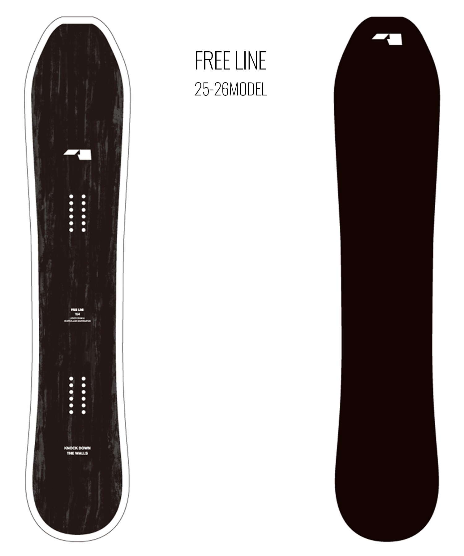 ALLIAN アライアン FREE LINE スノーボード 板 メンズ ムラサキ