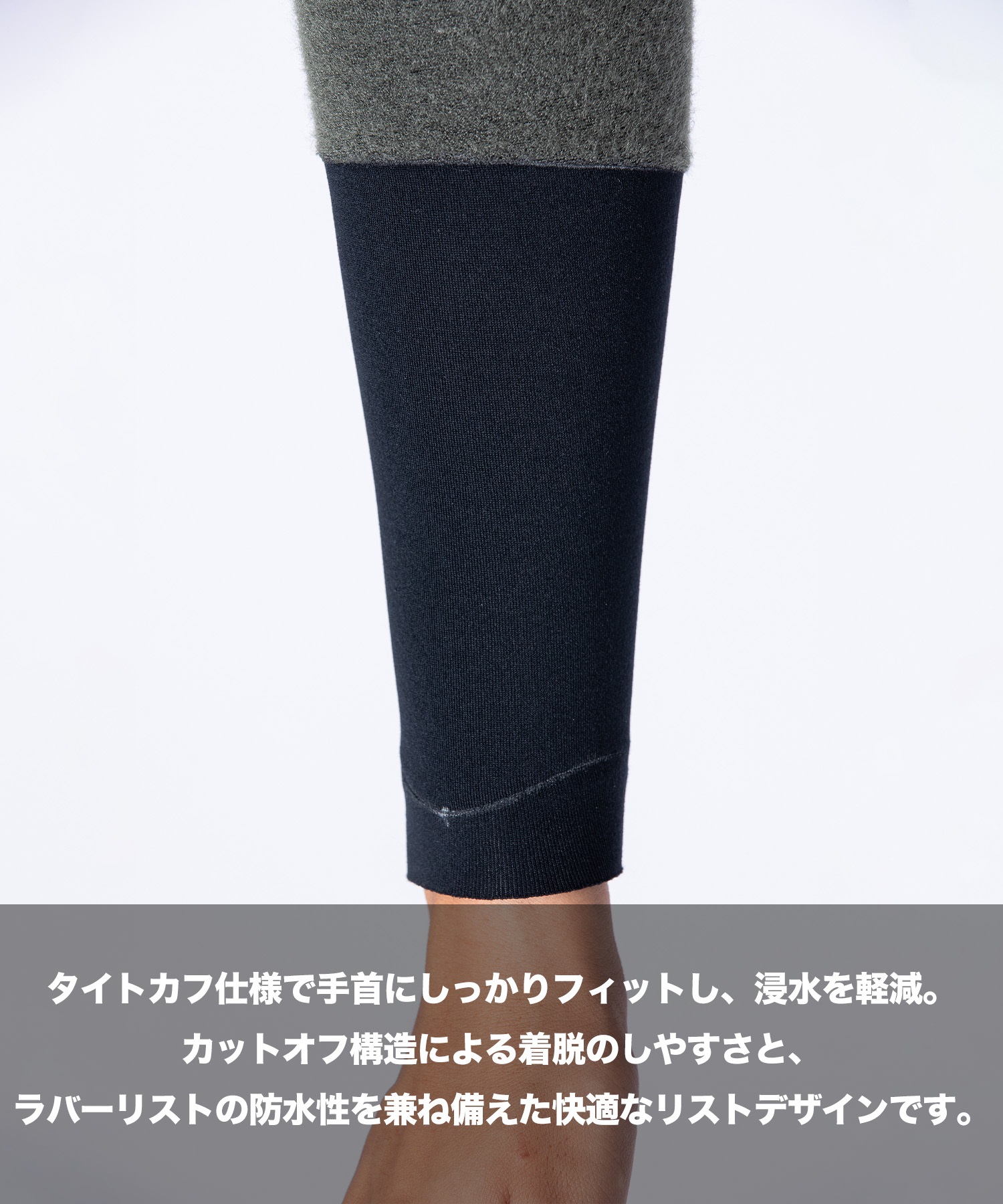 AIRTIGHT エアータイトロングチェストジップ フーデット エッジ HLCZ53ST25001 ウェットスーツ セミドライ レディース(BK-XS)