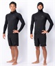 AIRTIGHT エアータイト ノンジップ フーディー LJK HOODY 1.5 ウェットスーツ ネオラッシュ メンズ(BLK-M)