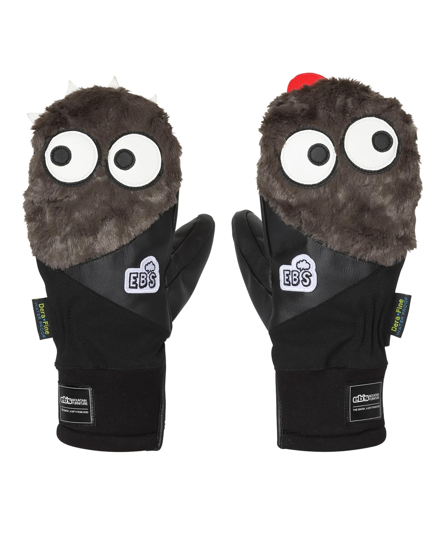 eb's エビス KEMONO CHAN スノーボード グローブ ユニセックス ムラサキスポーツ 25-26モデル(NAMAK-S)