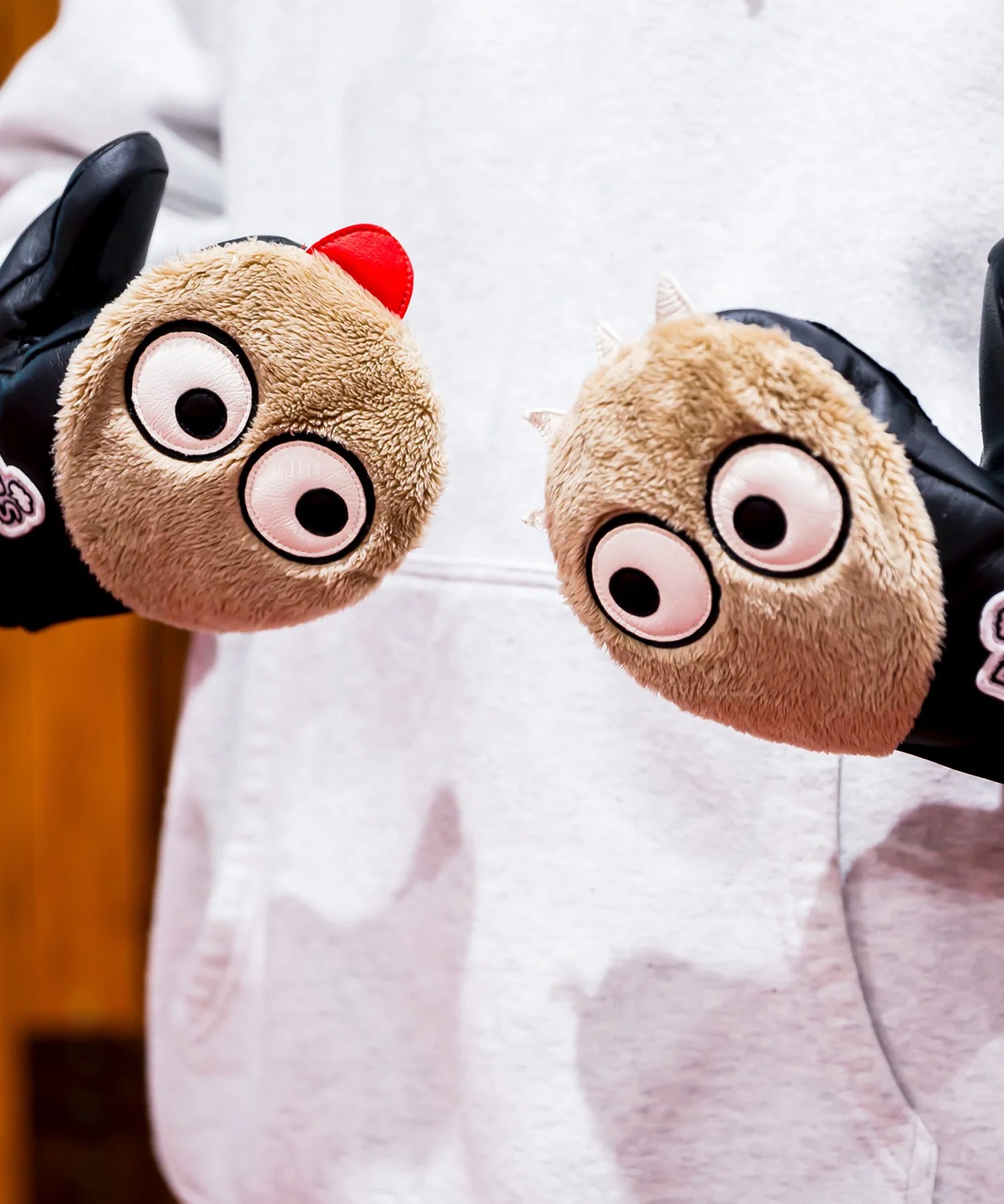 eb's エビス KEMONO CHAN スノーボード グローブ ユニセックス ムラサキスポーツ 25-26モデル(NAMAK-S)