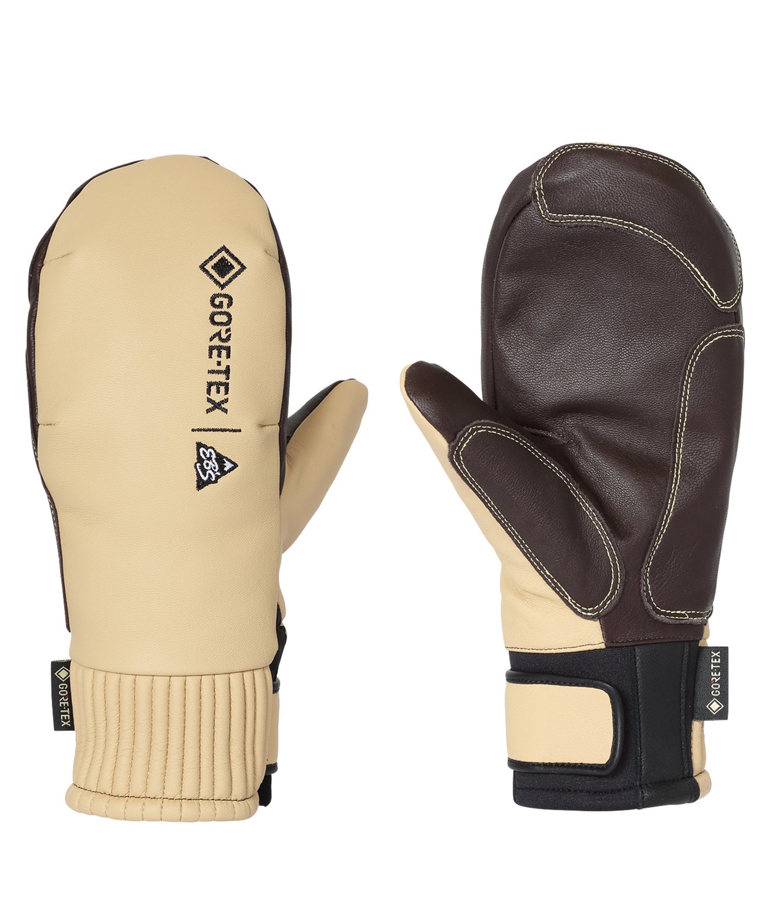 eb's エビス CARVING MITT スノーボード グローブ ユニセックス ムラサキスポーツ 25-26モデル MM G24 【2526】(WHITE-M)