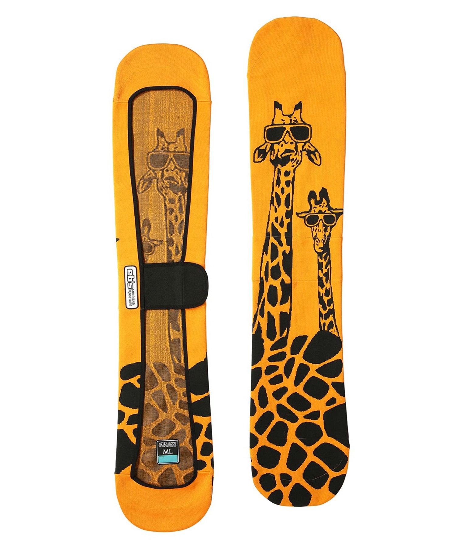 eb's エビス KNIT COVER GIRAFFE ニットカバー スノーボード ソール