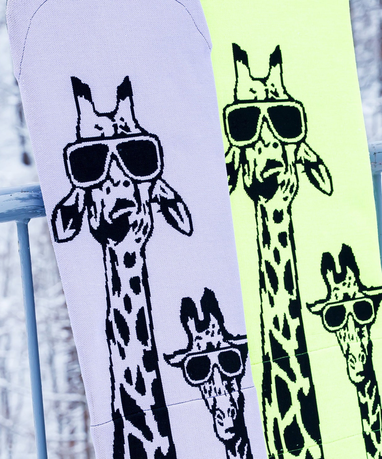 eb's エビス KNIT COVER GIRAFFE ニットカバー スノーボード ソール