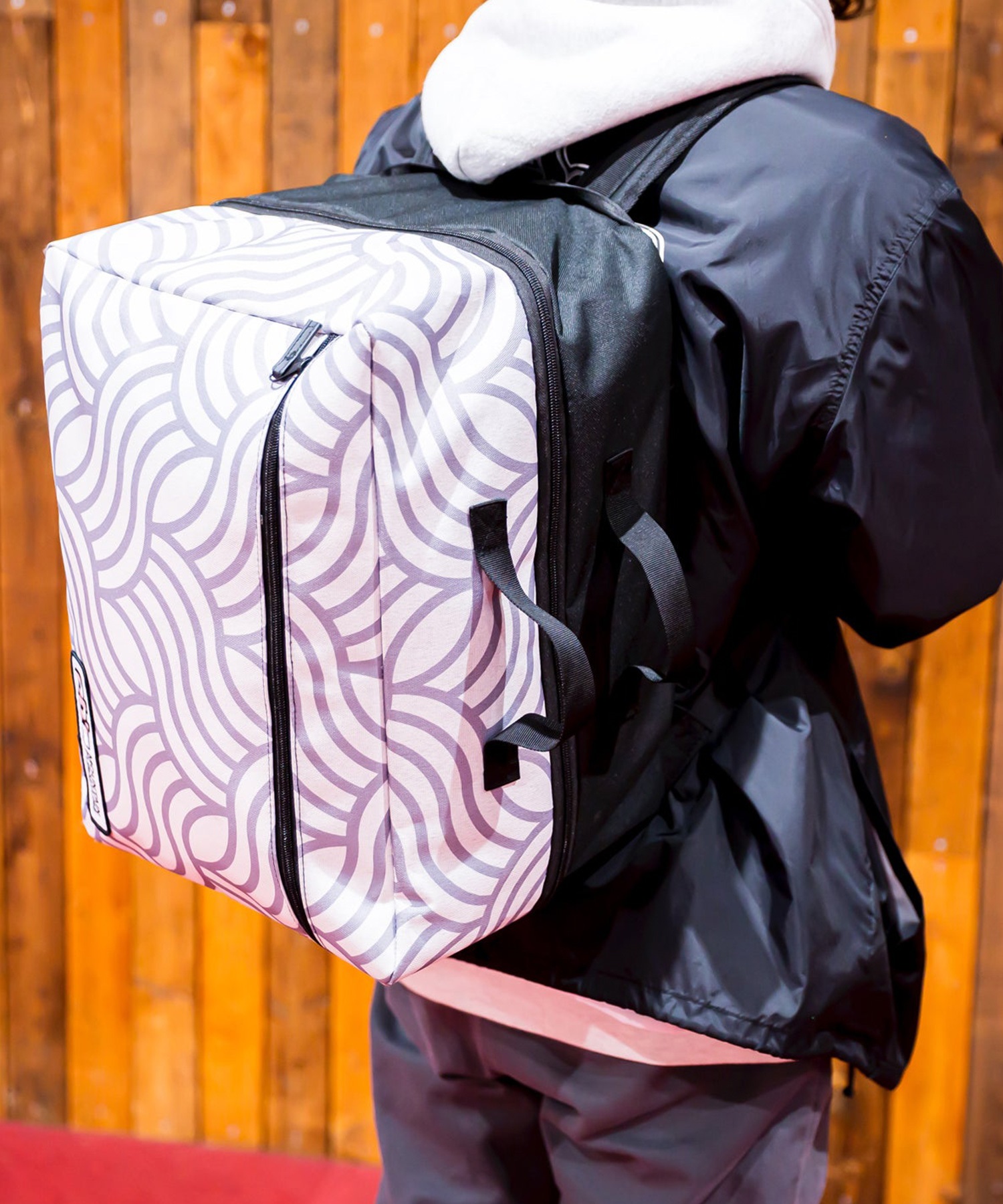 eb's エビス スノーボード ブーツケース バッグ DOUBLE DOORS ムラサキ