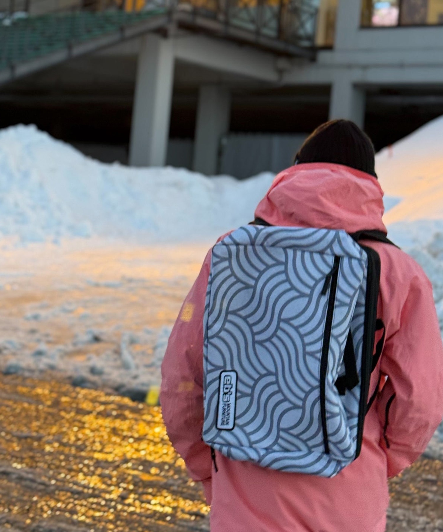 eb's エビス DOUBLE DOORS スノーボード ブーツケース バッグ ムラサキ