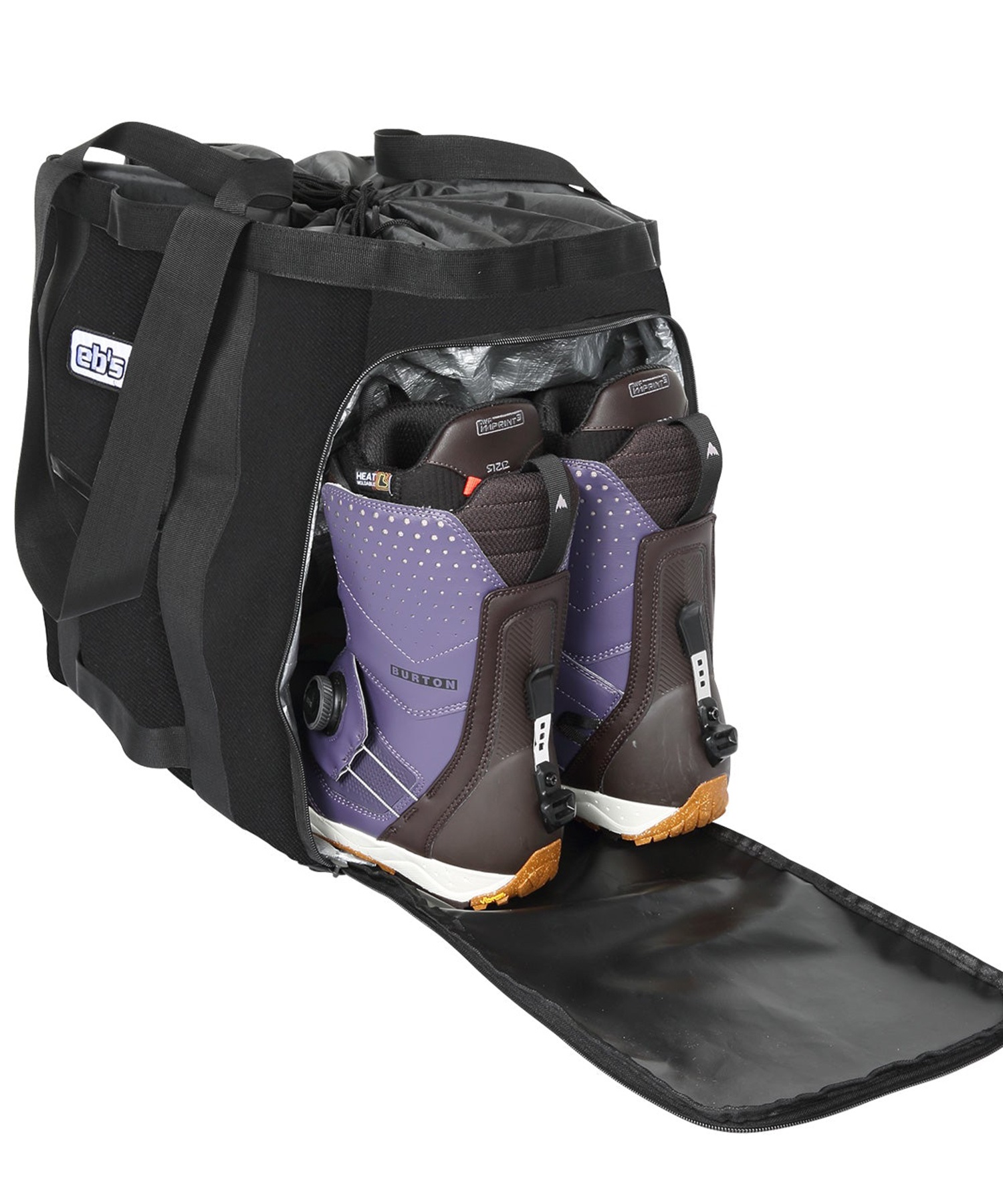 eb's エビス BOOTS TOTE スノーボード ブーツケース バッグ ムラサキ