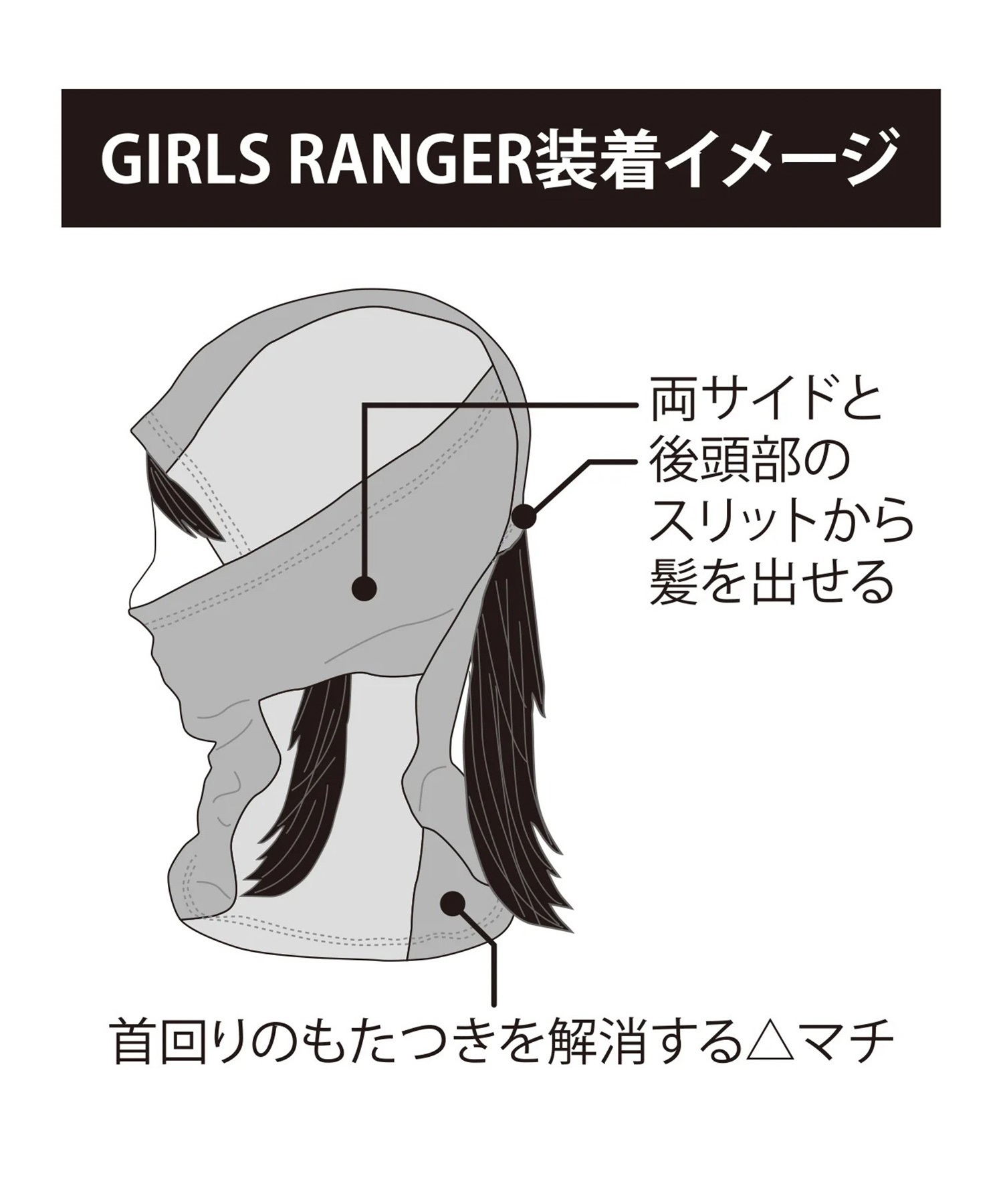 eb's エビス GIRLS RANGER スノーボード フェイスマスク レディース