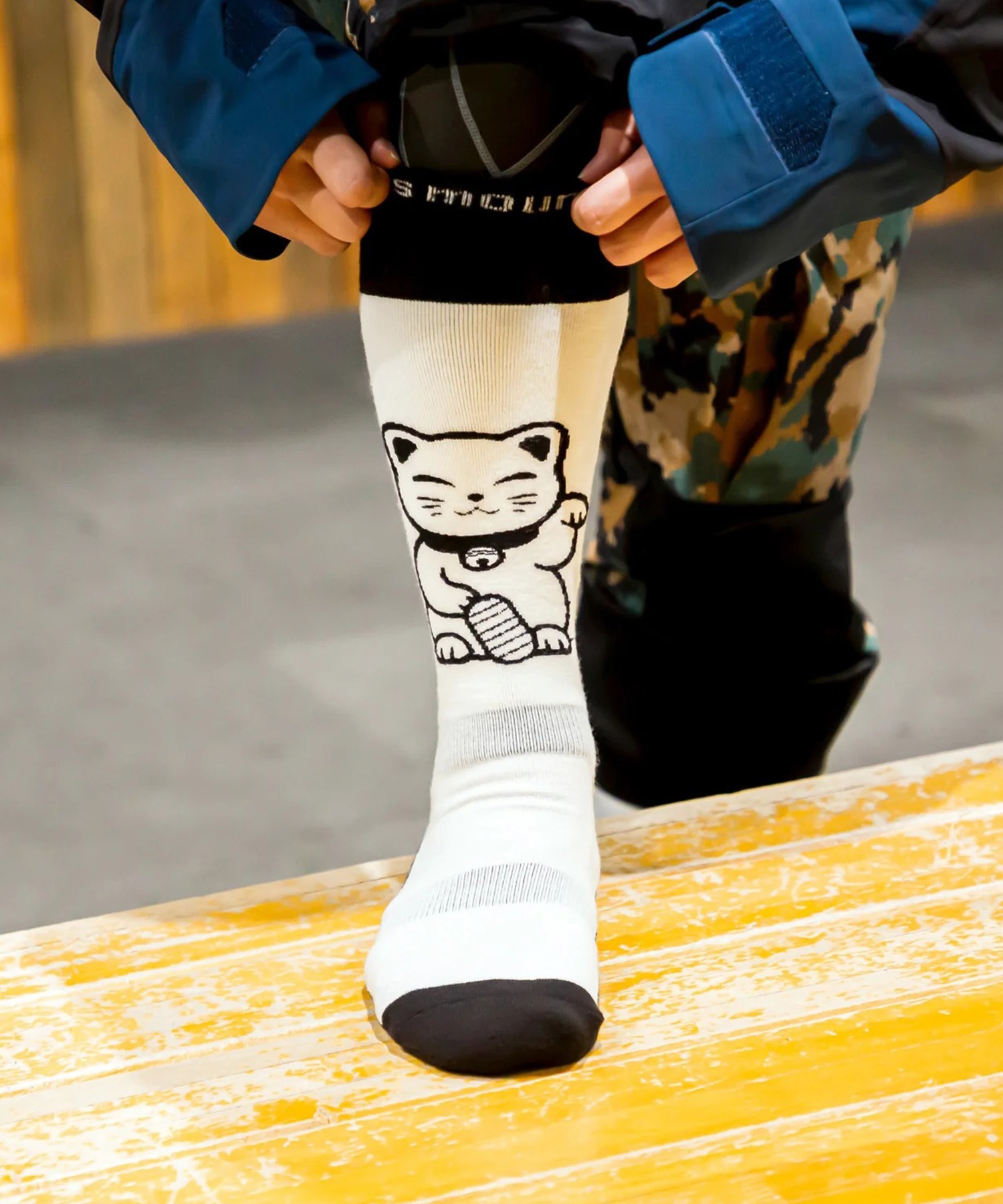 eb's エビス VERY WARM MANEKI スノーボード ソックス ユニセックス