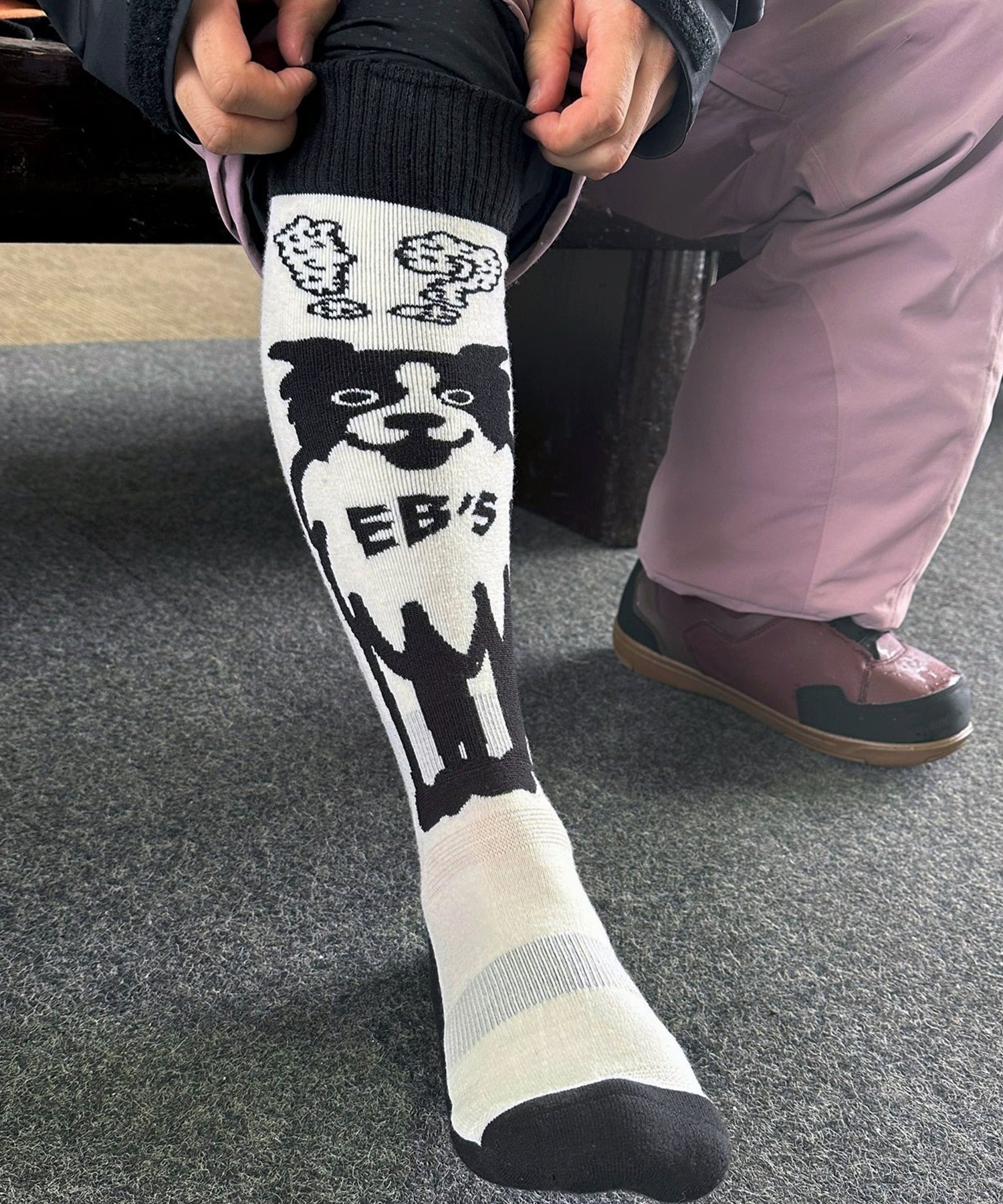 eb's エビス VERY WARM DOG スノーボード ソックス ユニセックス