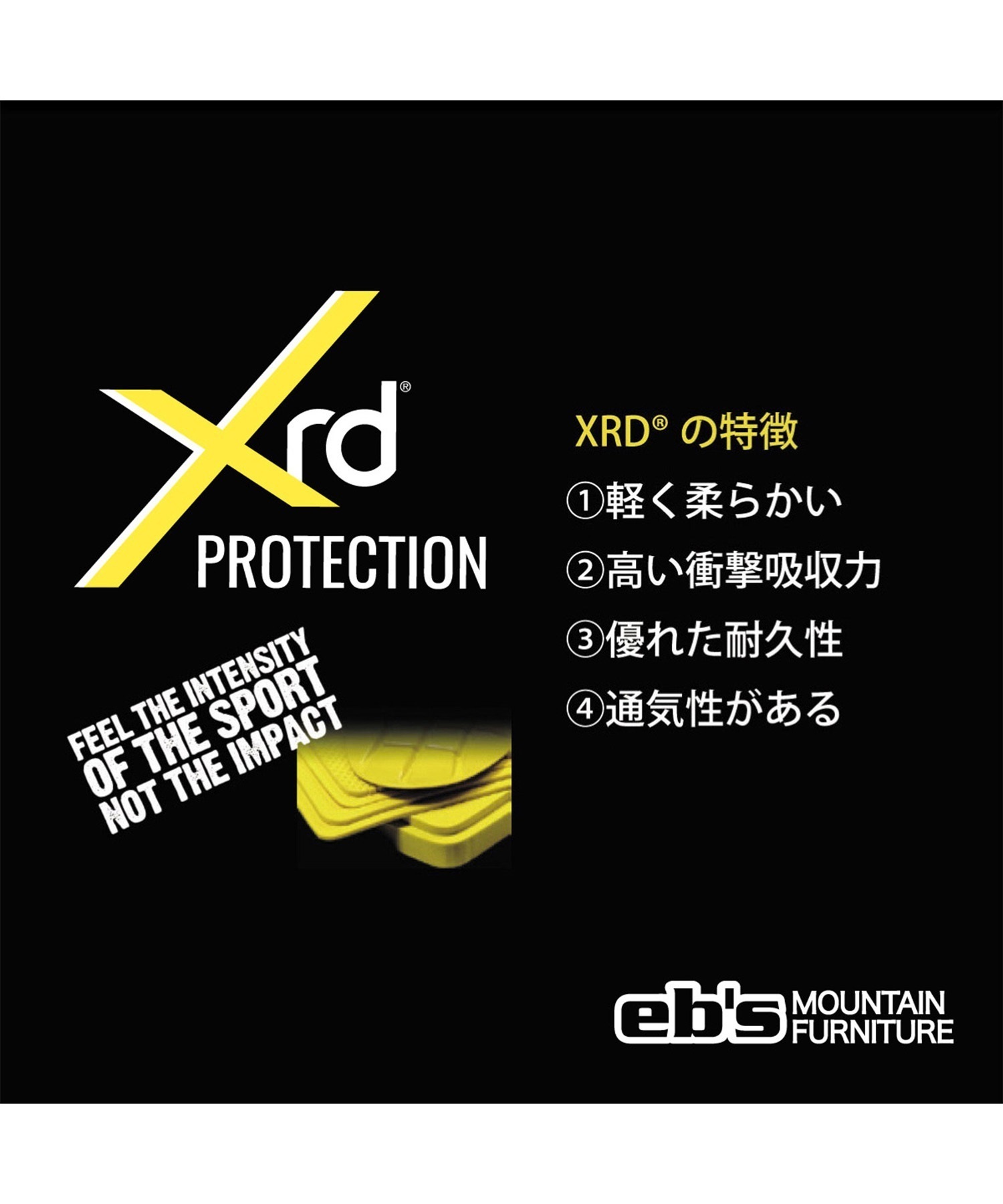 eb's エビス BODY PAD XRD スノーボード プロテクター ユニセックス