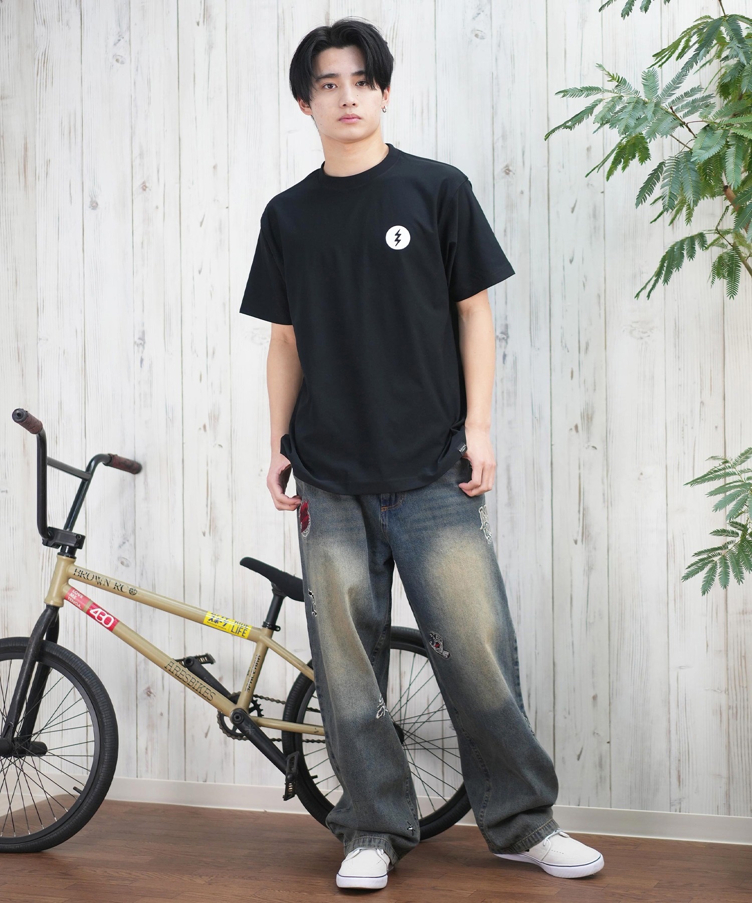 Electric エレクトリック 半袖 Tシャツ メンズ バックプリント ロゴ