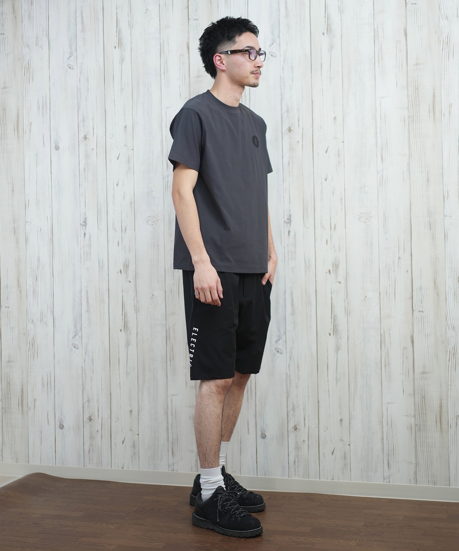Electric エレクトリック 半袖 Tシャツ メンズ バックプリント ロゴ