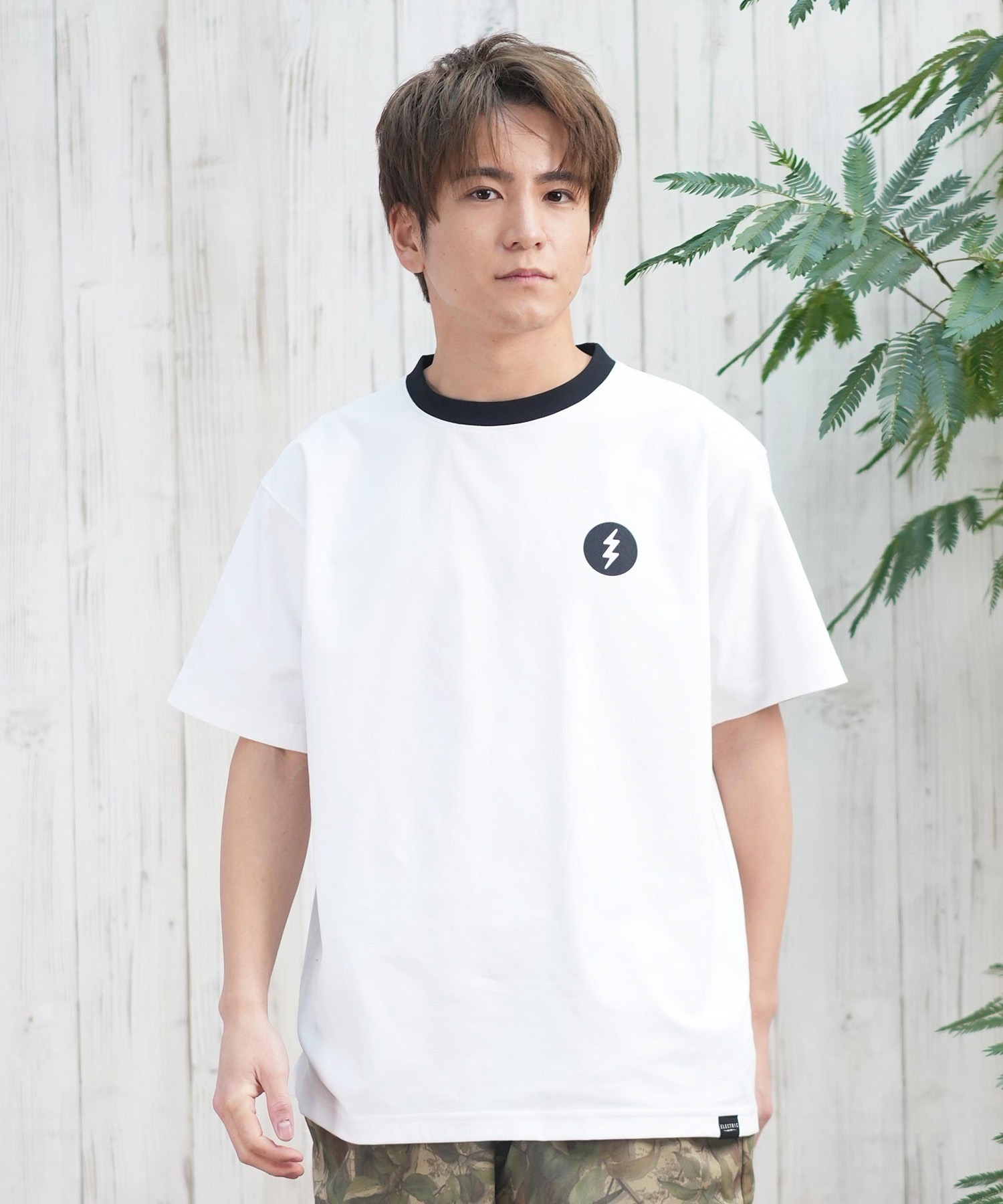Electric エレクトリック 半袖 Tシャツ メンズ Collar Ringer S S TEE
