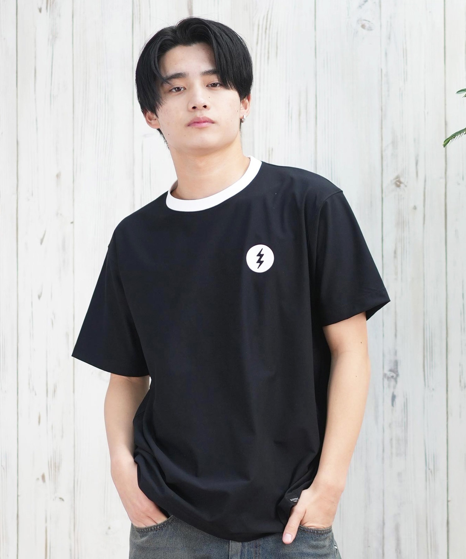 Electric エレクトリック 半袖 Tシャツ メンズ Collar Ringer S S TEE