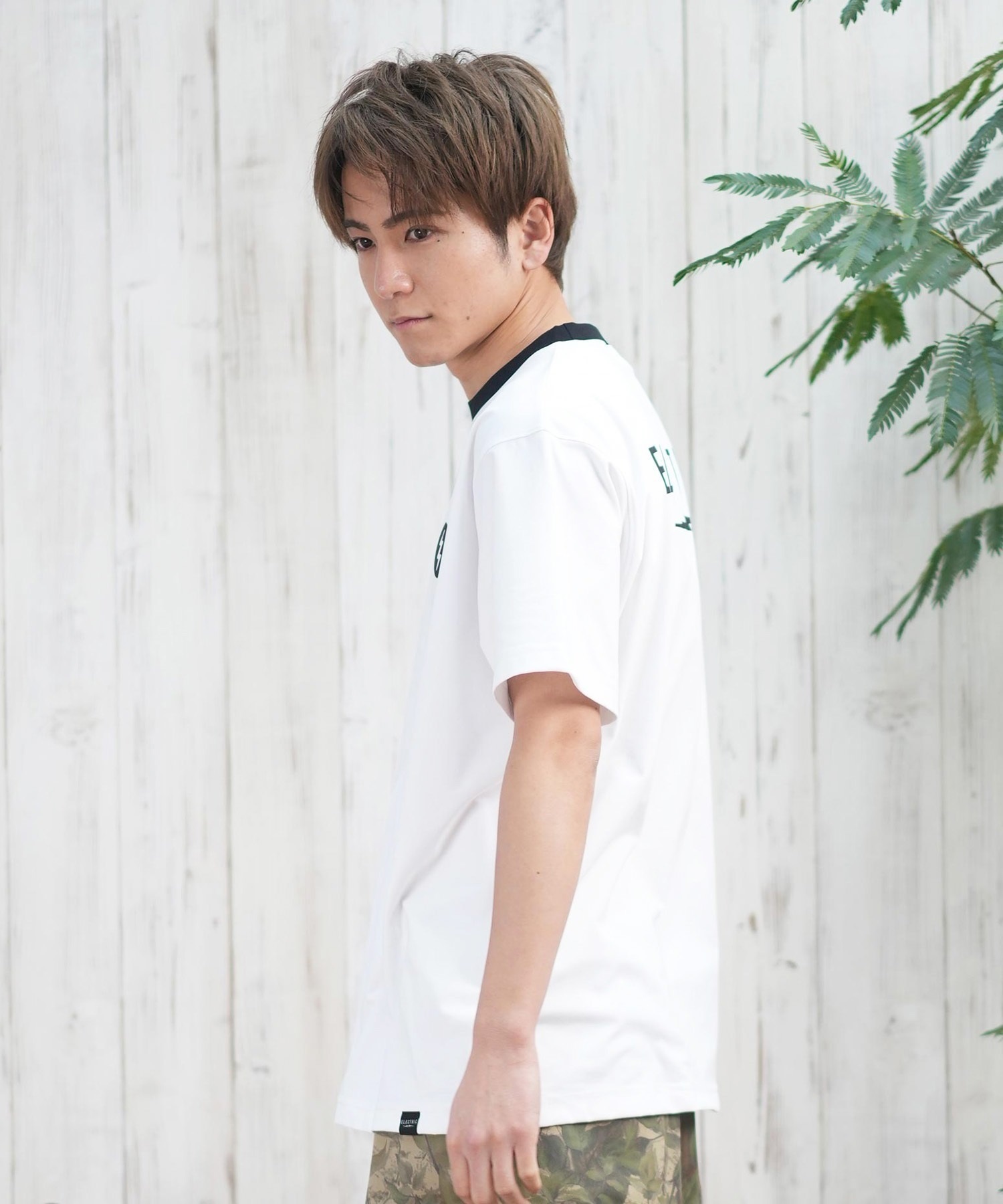 Electric エレクトリック 半袖 Tシャツ メンズ Collar Ringer S S TEE