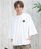 Electric エレクトリック ラッシュガード メンズ 半袖 Tシャツ バックプリント 水陸両用 UVカット E25STM05 ムラサキスポーツ限定(W/BK-M)