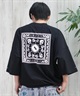 Electric エレクトリック ラッシュガード メンズ 半袖 Tシャツ バックプリント 水陸両用 UVカット E25STM05 ムラサキスポーツ限定(W/BK-M)