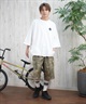 Electric エレクトリック ラッシュガード メンズ 半袖 Tシャツ バックプリント 水陸両用 UVカット E25STM05 ムラサキスポーツ限定(W/BK-M)