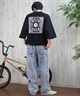 Electric エレクトリック ラッシュガード メンズ 半袖 Tシャツ バックプリント 水陸両用 UVカット E25STM05 ムラサキスポーツ限定(W/BK-M)