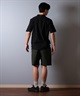Electric エレクトリック 半袖 Tシャツ メンズ 1PT GOLF LG DRY MNECK SST EG25ST01 ムラサキスポーツ限定(BLACK-S)