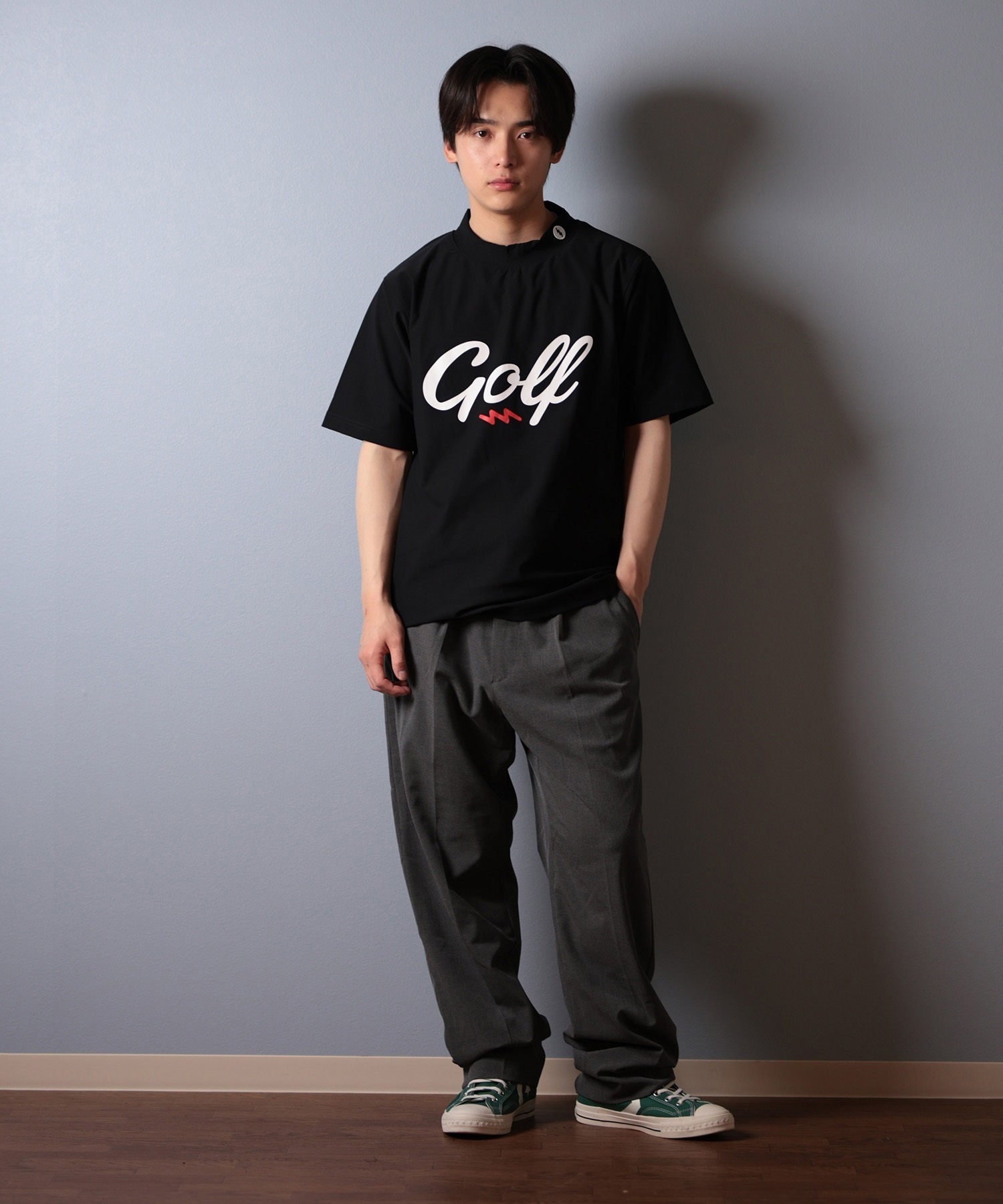 Electric エレクトリック 半袖 Tシャツ メンズ GOLF LG DRY MOCK