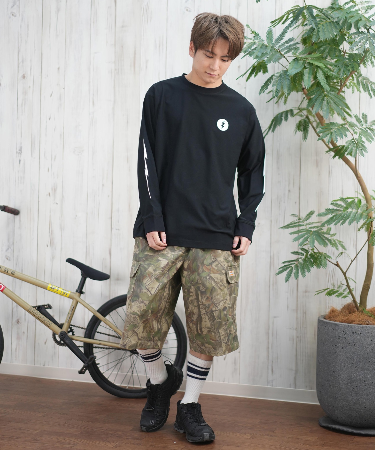 Electric エレクトリック ラッシュガード メンズ 長袖 Tシャツ ロンT