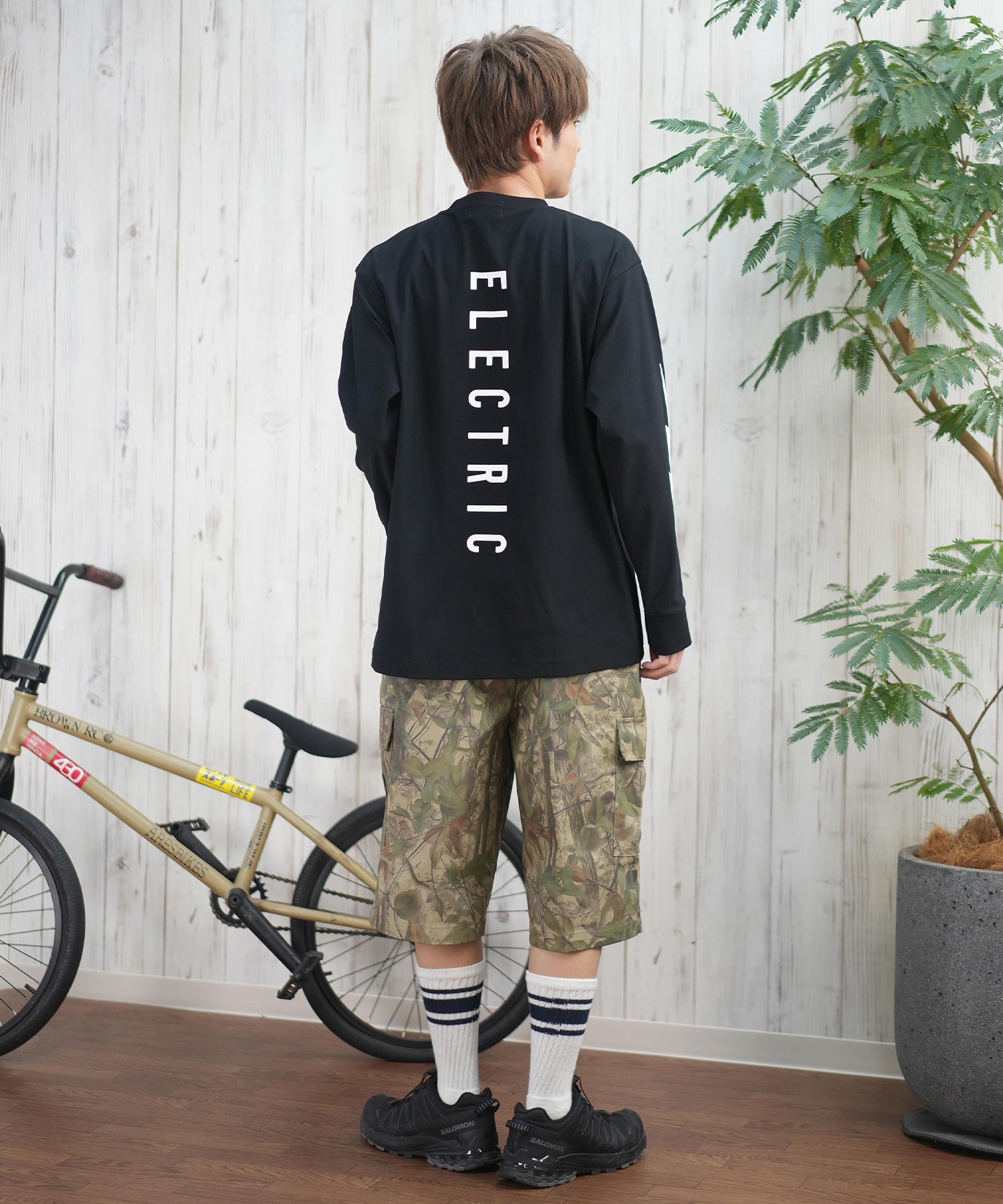 Electric エレクトリック ラッシュガード メンズ 長袖 Tシャツ ロンT