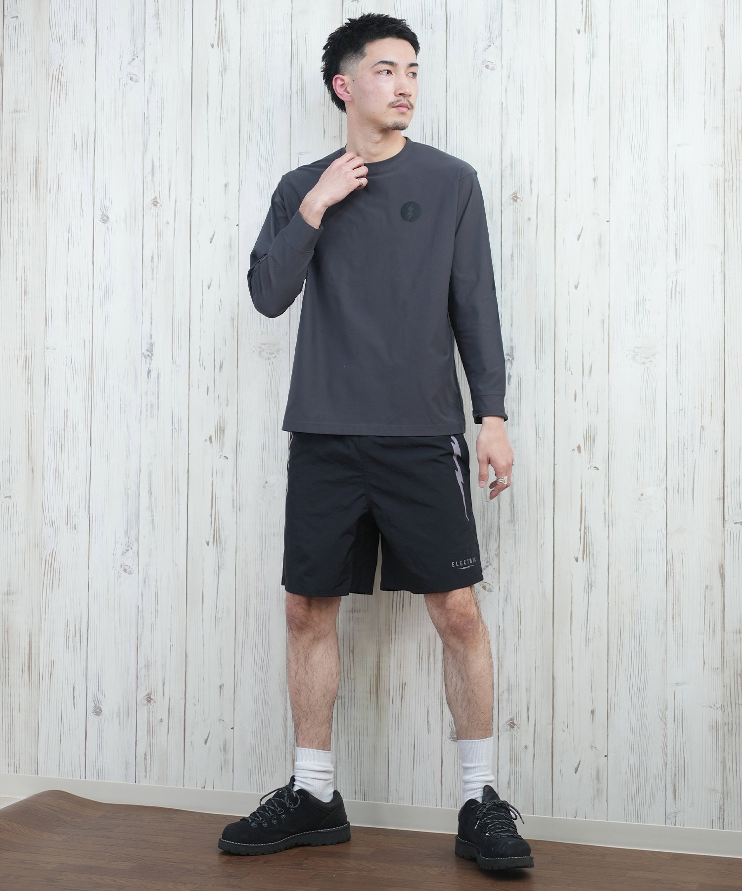 Electric エレクトリック ラッシュガード メンズ 長袖 Tシャツ ロンT