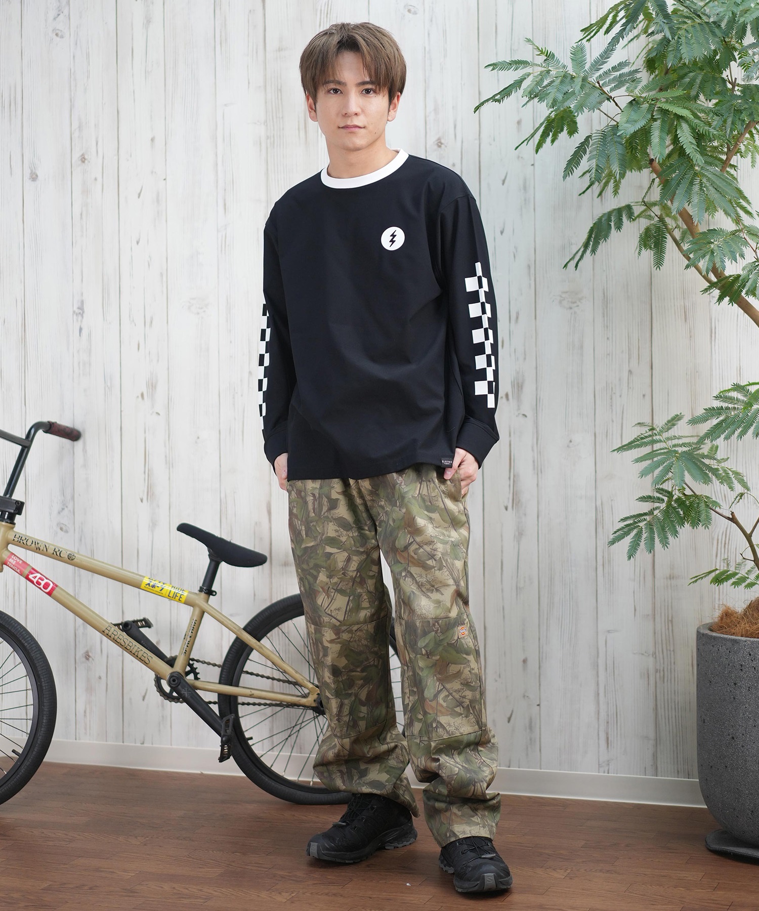 Electric エレクトリック ラッシュガード メンズ 長袖 Tシャツ ロンT