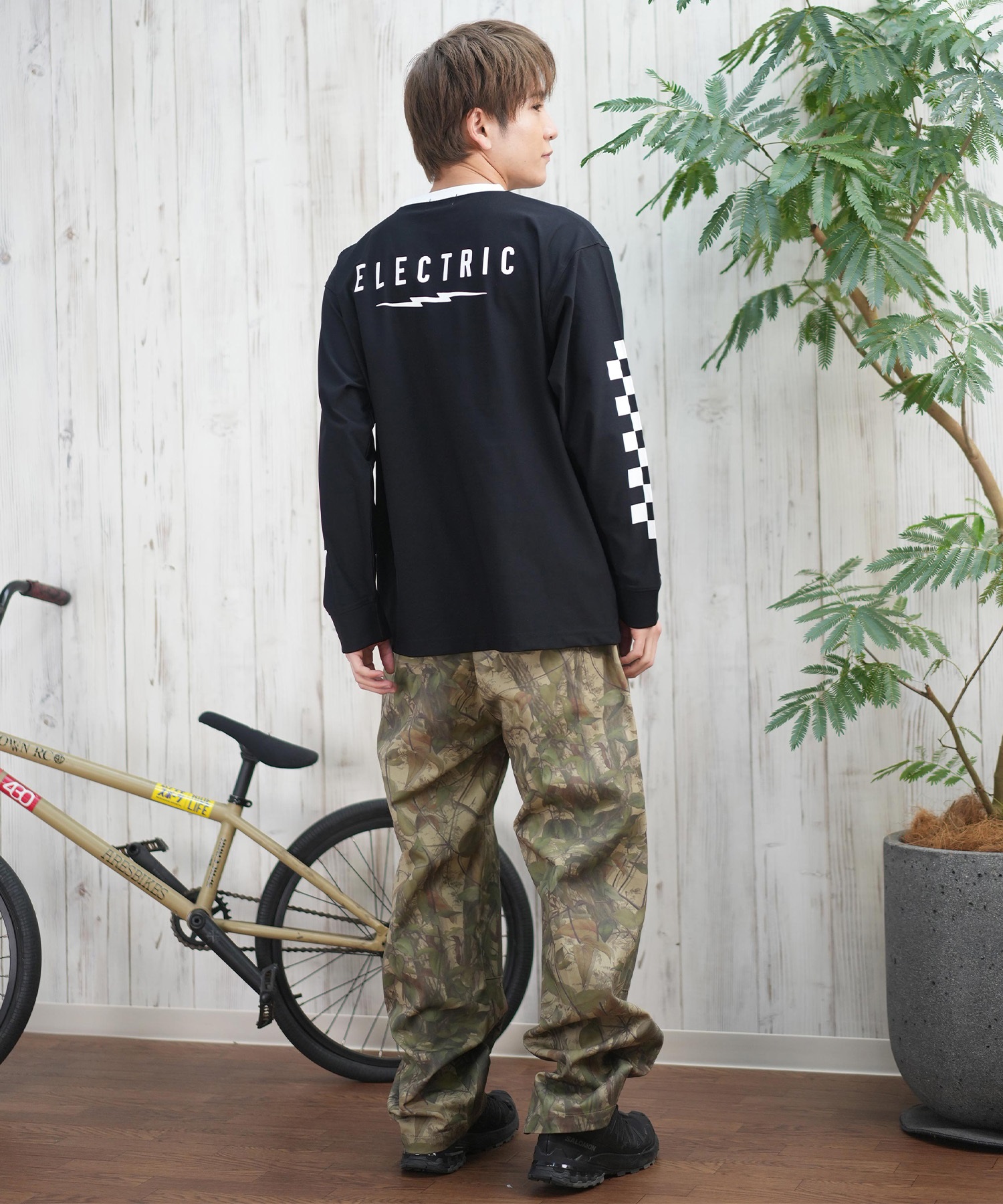 Electric エレクトリック ラッシュガード メンズ 長袖 Tシャツ ロンT